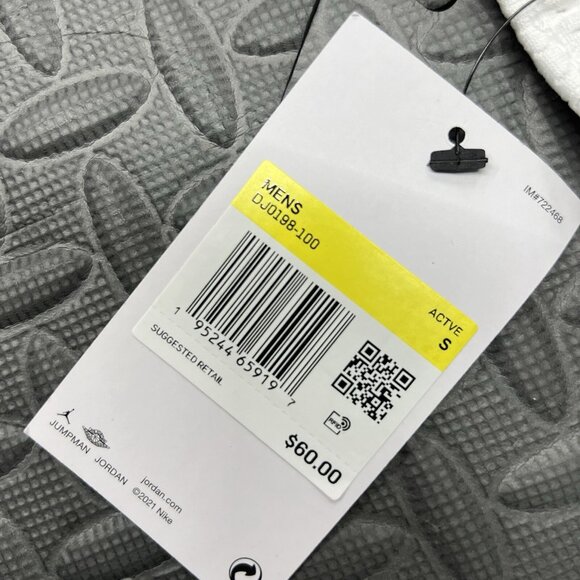 Jordan Basketball Shorts Size Small Mens DNA Mesh White $60 - Picture 12 of 12